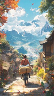 骑行驴友青春旅行