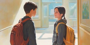 学生时代校园生活情景