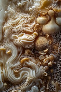 3d抽象连续凹凸肌理