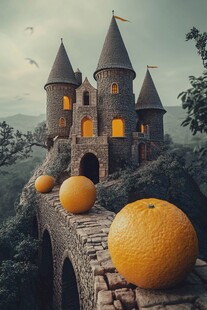 超现实主义的城堡