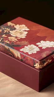 牡丹月饼盒
