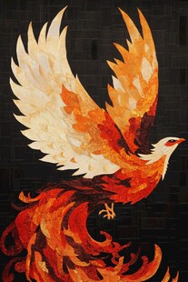 凤凰朱雀插画