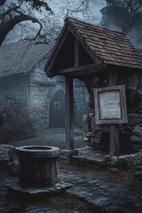 古朴复古神秘小屋