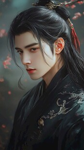 原创手绘古装美男