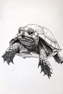 海龟原创插画