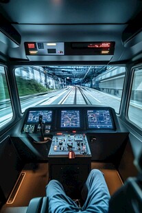 地铁驾驶室