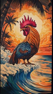 发奋图强装饰画