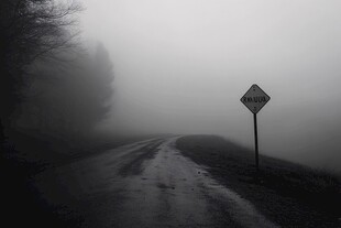 雾天行路