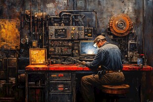 工业场景工业题材