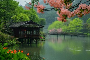 雨中茅家埠