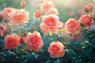 唯美浪漫月季花