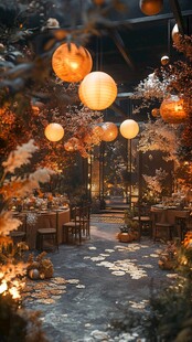 橙色侘寂风婚礼