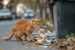 流浪猫橘猫