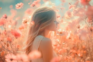 唯美花间美人