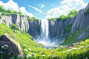 新海诚风格插画