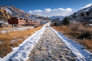 雪后贾登峪