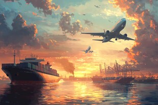 新海诚风格插画