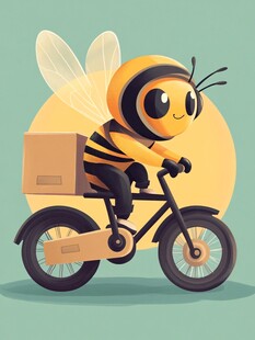 原创蜜蜂形象