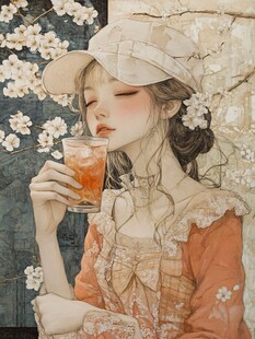 厚涂少女
