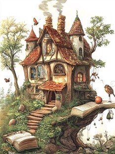 童话书中的家