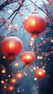 唯美红灯笼