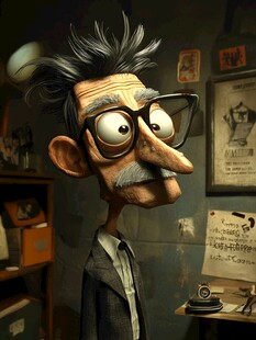 卡通写实漫画人物