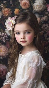 唯美浪漫小女孩