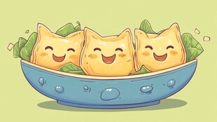 卡通小馄饨