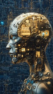 人工智能vr海报背景