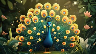 好看鸟插画