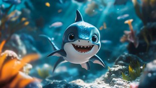 鲨鱼动画形象