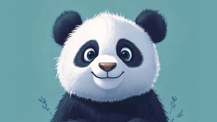 卡通熊猫壁纸