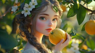 写实人物插画