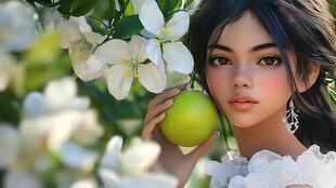 写实人物插画