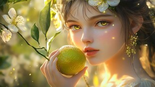 写实唯美插画