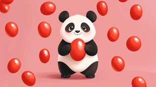 熊猫卡通ip形象