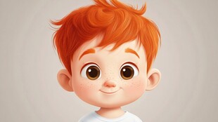 原创卡通小男孩