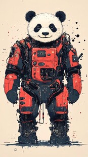 熊猫宇航服