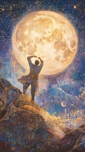 星月河幻想插画