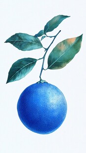 黄金葡萄柚插画