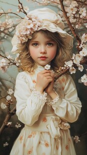 唯美浪漫小女孩