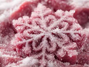 雪花微距