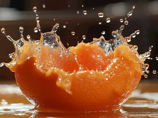 深底上的耙耙柑