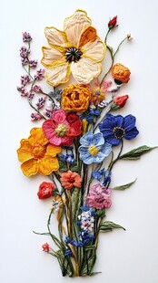 3d立体花卉