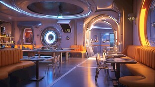 宇宙飞船餐厅