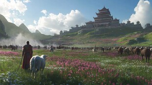 影片质感牧牛图