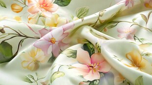 丝巾面料唯美背景