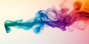烟雾彩色动感线条