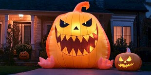 鬼屋南瓜灯笼制作