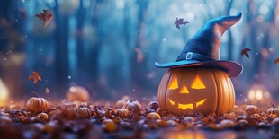 万圣节南瓜灯壁纸